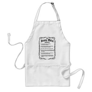 The Heavy Metal Checklist Standard Apron