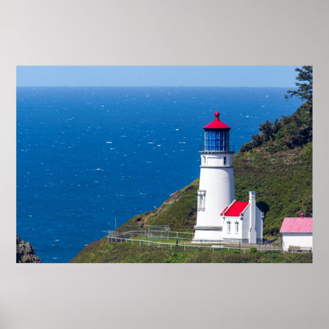 The Heceta Head Lighthouse Near Florence Poster (Front)