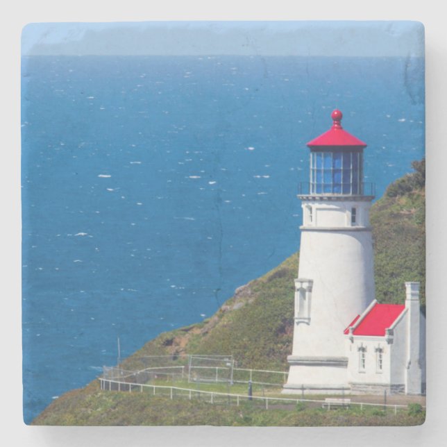 The Heceta Head Lighthouse Near Florence Stone Coaster (Front)