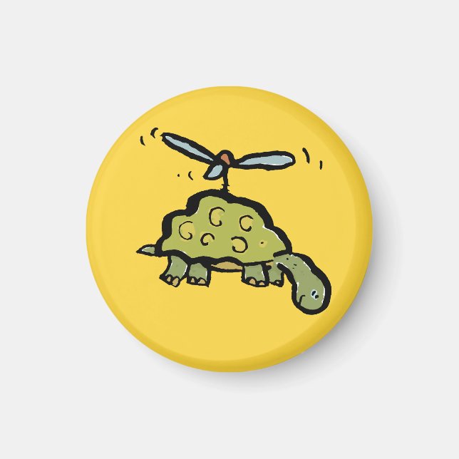 the helicopter tortoise magnet (Front)