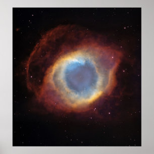 The Helix Nebula: a Gaseous Envelope Expelled By a Poster