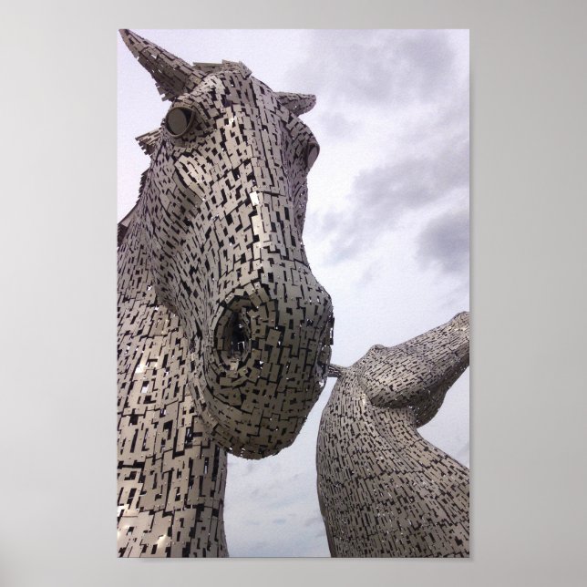 The Helix, The Kelpies, Falkirk - Visit Scotland Poster (Front)