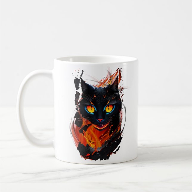 The Hell Cat Coffee Mug (Left)