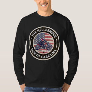 The Hellbender Route 28 North Carolina motorcycle T-Shirt