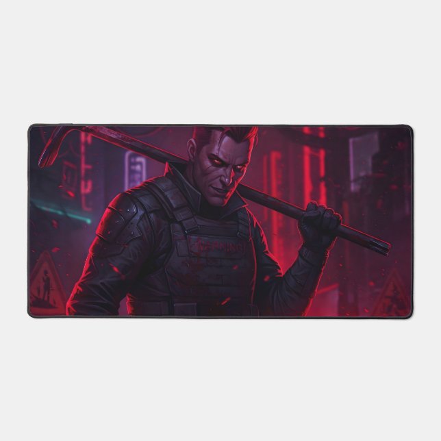 The Hellhound Enforcer Desk Mat (Front)