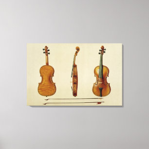 The Hellier violin made by Antonio Stradivarius (c Canvas Print