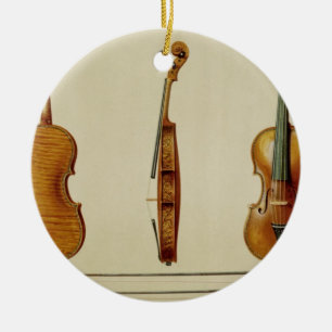 The Hellier violin made by Antonio Stradivarius (c Ceramic Tree Decoration
