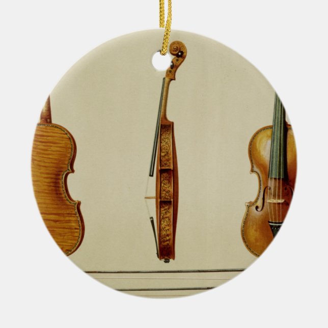 The Hellier violin made by Antonio Stradivarius (c Ceramic Tree Decoration (Front)