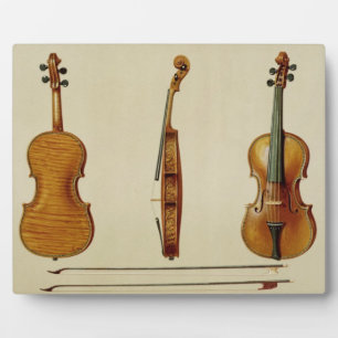 The Hellier violin made by Antonio Stradivarius (c Plaque