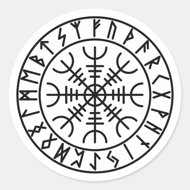 The Helm of Awe Sticker (Front)