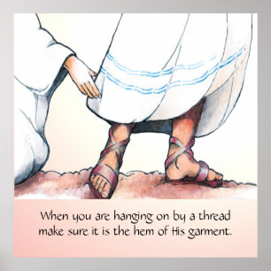 The Hem of His Garment  Poster