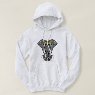 THE HENNA ELEPHANT (WOMEN) HOODIE