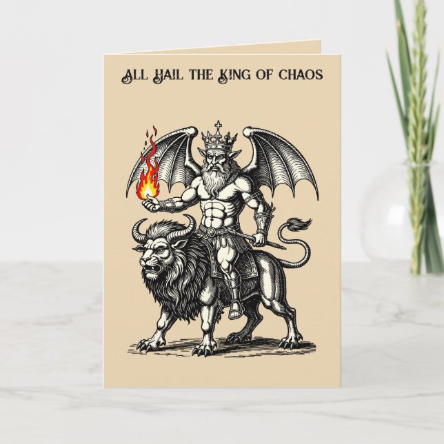 The Herald Of Chaos Asmodeus Card (Front)