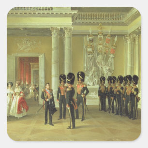The Heraldic Hall in Winter Palace, St Square Sticker