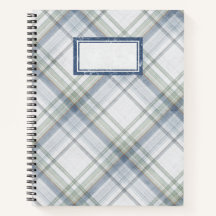 📘 The Heritage Plaid Spiral Notebook