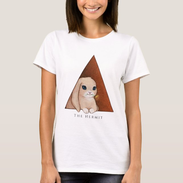 "The Hermit" Bunny T-Shirt (Front)
