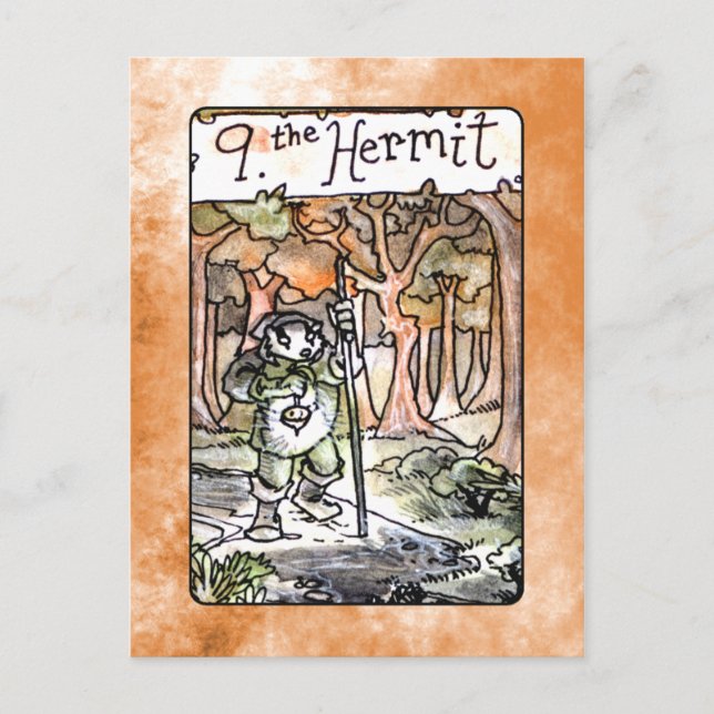 The Hermit Tarot Card (Front)