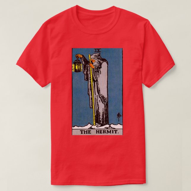 The Hermit Tarot T-Shirt (Design Front)