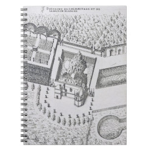 The Hermitage and the Maison Blanc at the Chateau Notebook