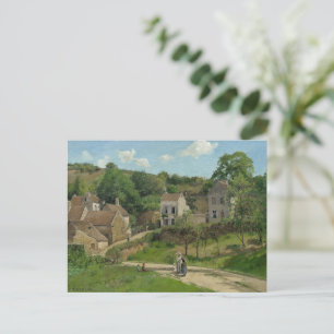 The Hermitage at Pontoise Camille Pissarro Postcard