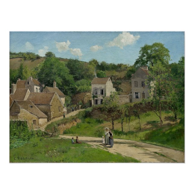 The Hermitage at Pontoise  Camille Pissarro   Poster (Front)