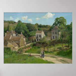 The Hermitage at Pontoise Camille Pissarro Poster