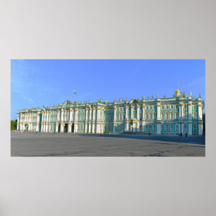 The Hermitage Museum Panorama, Russia Poster