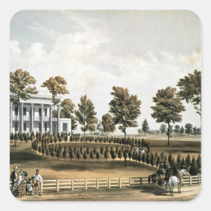 The Hermitage Square Sticker