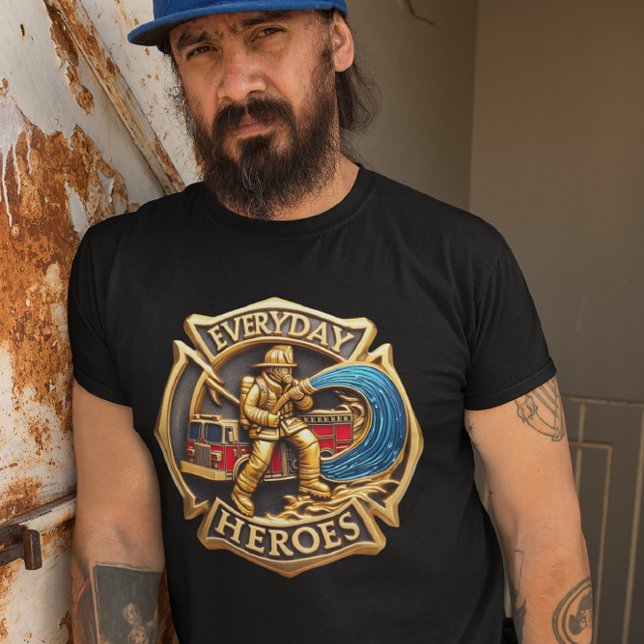 The Heroic Fireman T-Shirt (Creator Uploaded)