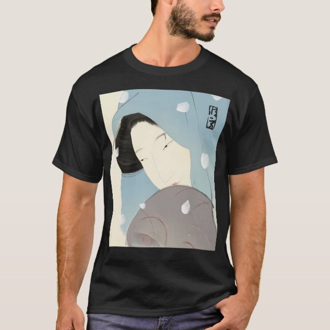 The Heroine Umekawa In The Snow Kitano Tsunetomi T-Shirt (Front)
