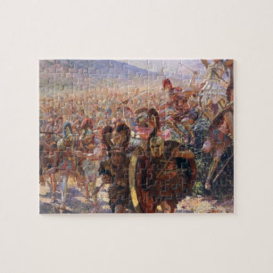 The Heros of the Battle of Marathon (Rochegrosse) Jigsaw Puzzle