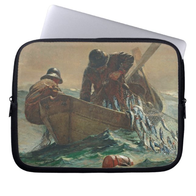 The Herring net, 1885 (oil on canvas) Laptop Sleeve (Front)