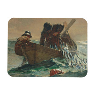 The Herring net, 1885 (oil on canvas) Magnet