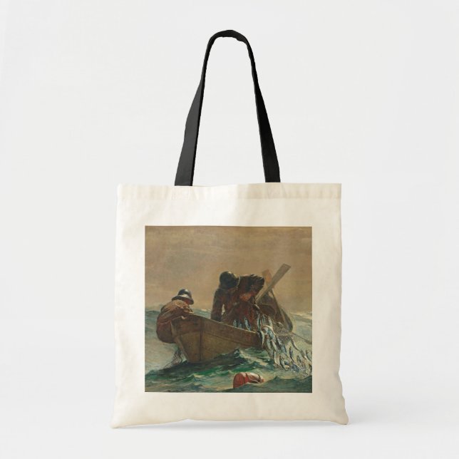 The Herring net, 1885 (oil on canvas) Tote Bag (Front)