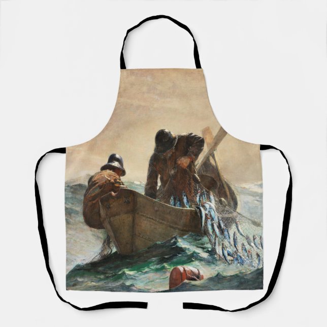The Herring Net by Winslow Homer. Apron (Front)