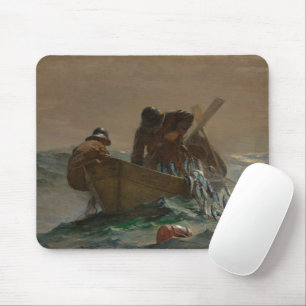"The Herring Net" Nautical Vintage Art Mouse Pad