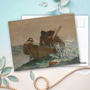 The Herring Net, Winslow Homer  Postcard
