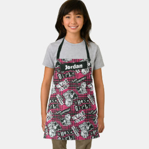 The Hex Girls Punk Plaid Pattern Apron