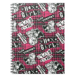The Hex Girls Punk Plaid Pattern Notebook