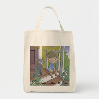 The Hiccup Book grocery tote - Asking the Cat Bag