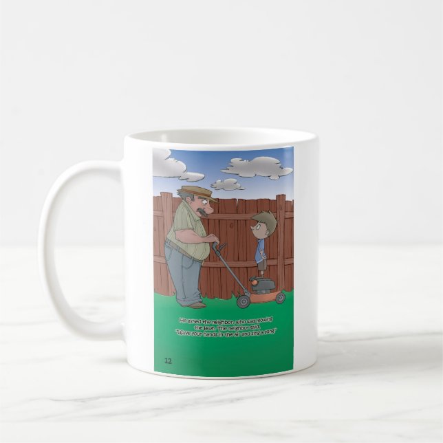 The Hiccup Book - mug - The Neighbour (Left)