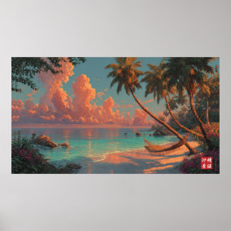 The hidden beach poster