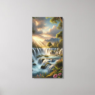The Hidden Paradise – A Legendary Escape Canvas Print