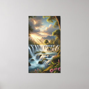 The Hidden Paradise – A Legendary Escape Canvas Print