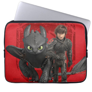 The Hidden World   Hiccup & Toothless Walking Laptop Sleeve