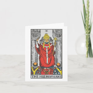 The Hierophant from the Rider Waite Smith tarot Card