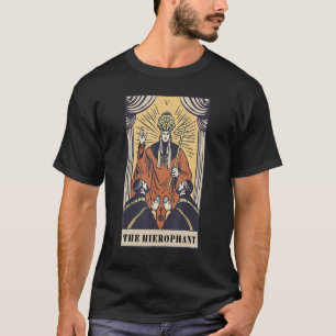 The Hierophant Gothic Tarot Card Magic Fortune Tel T-Shirt