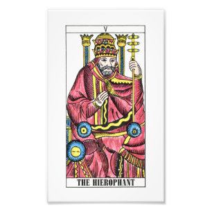 The Hierophant Tarot Card Photo Print