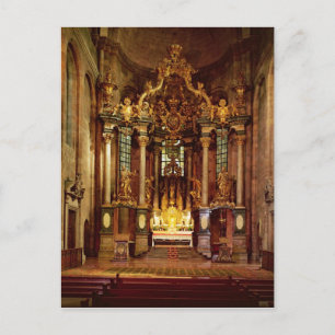 The high altar in the east choir postcard
