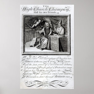 The High Church Champion and his two Seconds Poster